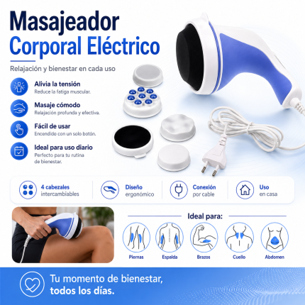 Masajeador Eléctrico Relax & Tone Muscular Tonificador