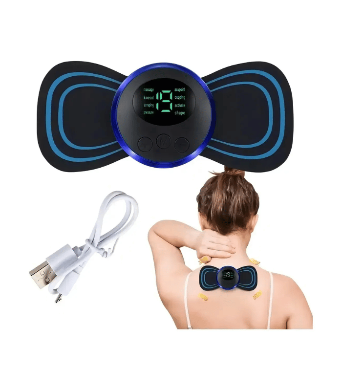 Masajeador Cervical Ems Electroestimulador Portátil