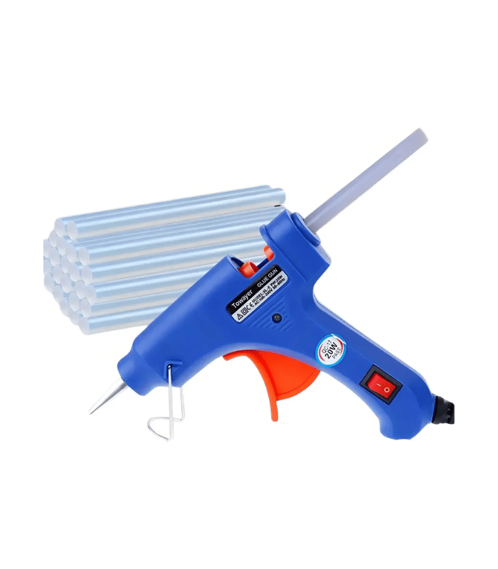 Pistola Silicona 20w 7mm Profesional Mas 10 Barras